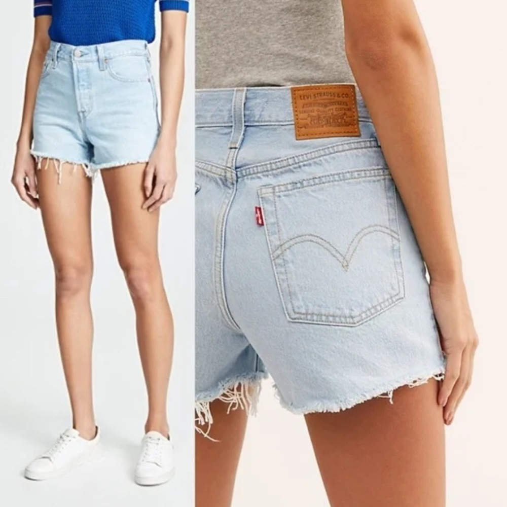 Levi's Women's Wedgie High Rise Denim Shorts